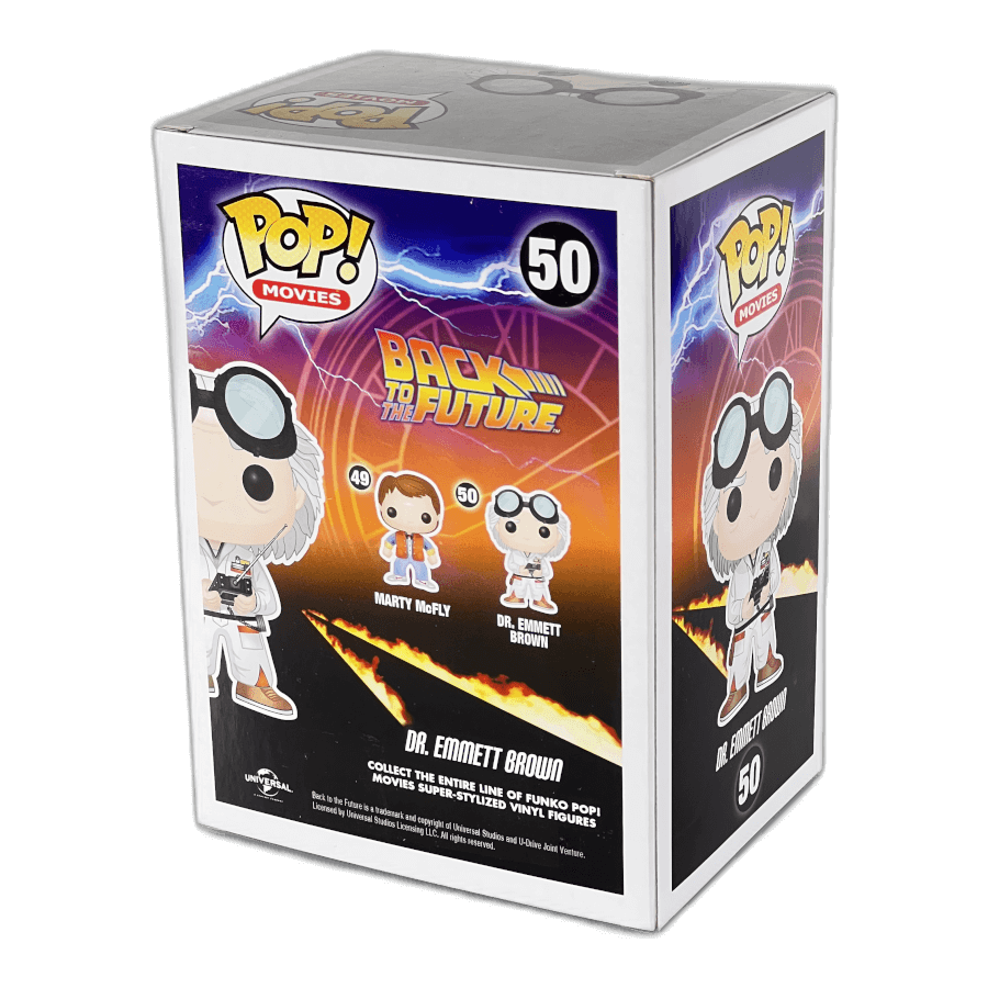 Dr. Emmett Brown 50 - Back to the Future - Funko Pop