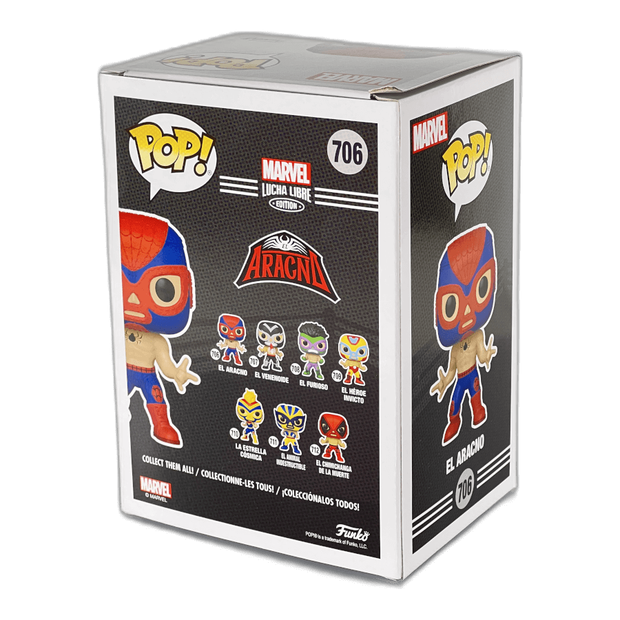 El Aracno 706 - Marvel Lucha Libre - Funko Pop