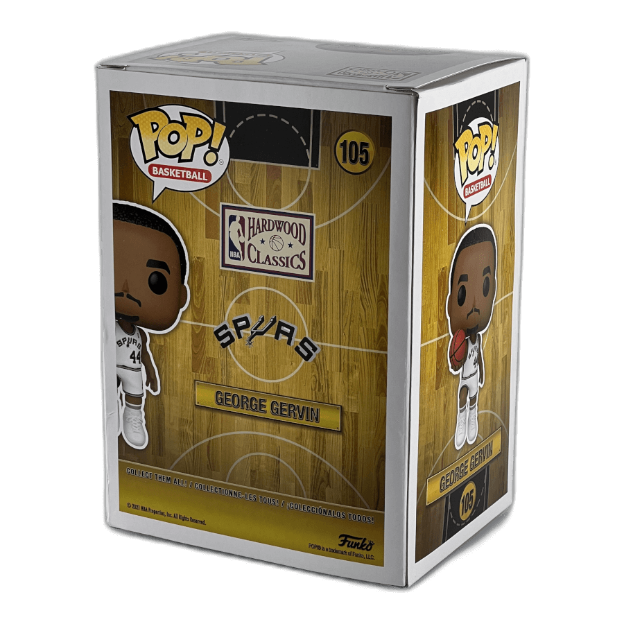 George Gervin 105 - San Antonio Spurs Legend NBA - Funko Pop