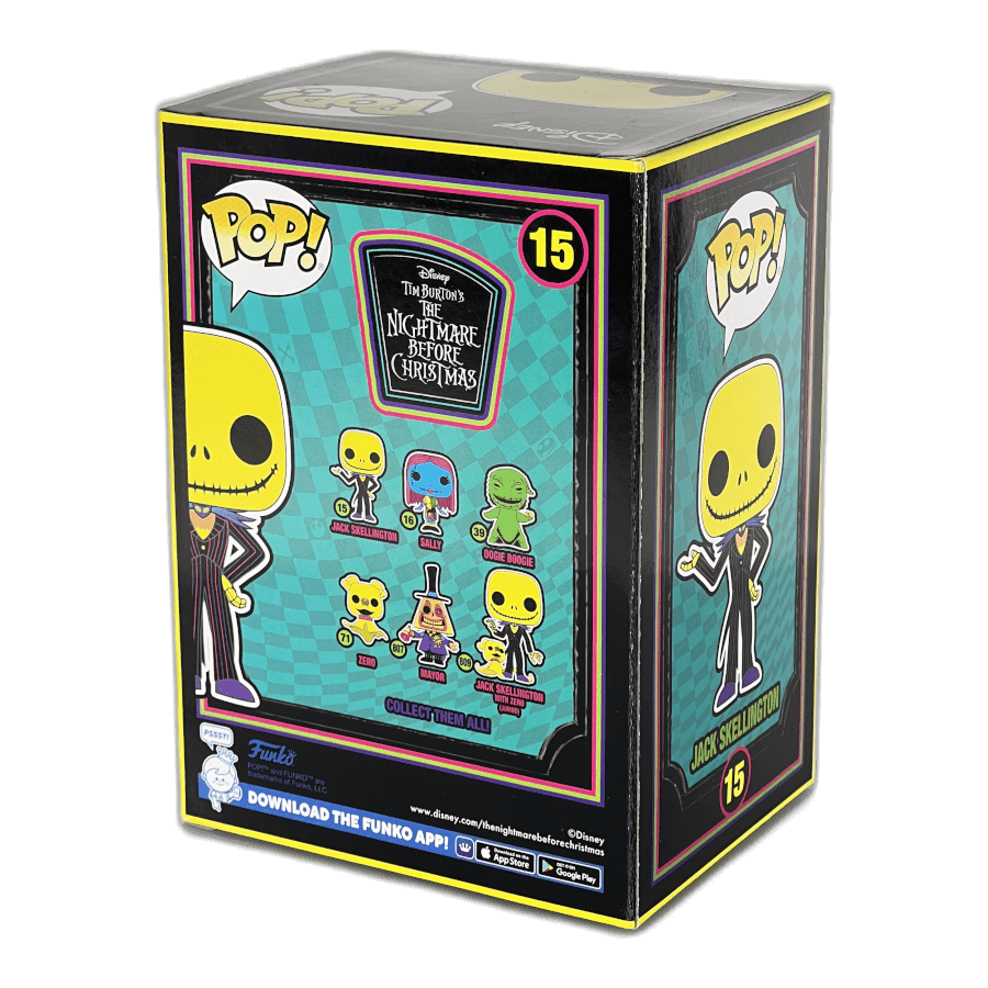 Jack Skellington 15 (Black Light) - Disney - Funko Pop