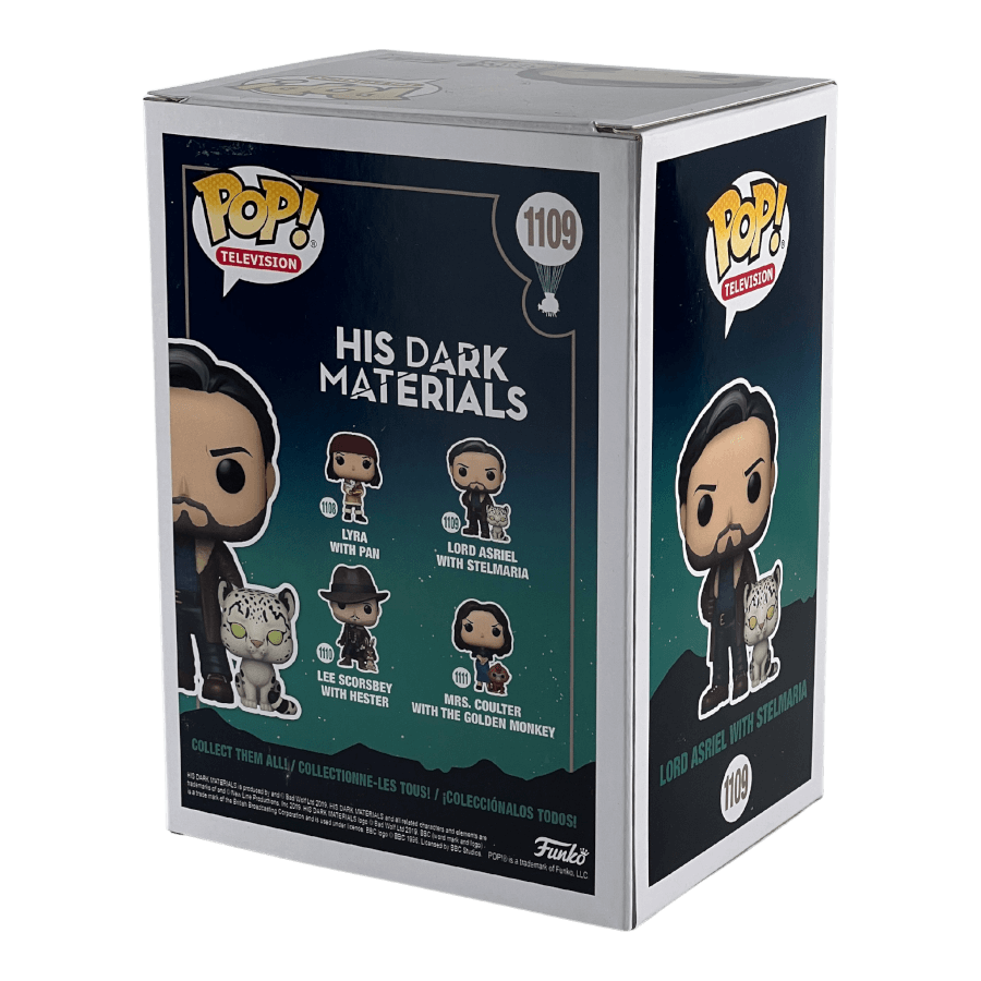 Lord Asriel with Stelmaria 1109 - His Dark Materials - Funko Pop