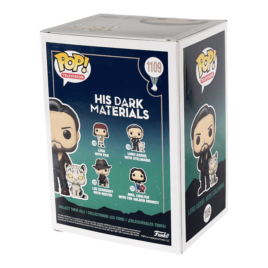 Lord Asriel with Stelmaria 1109 - His Dark Materials - Funko Pop