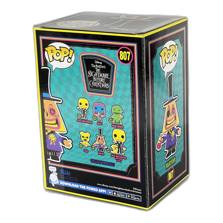 Mayor (Black Light) 807 - Disney - Funko Pop