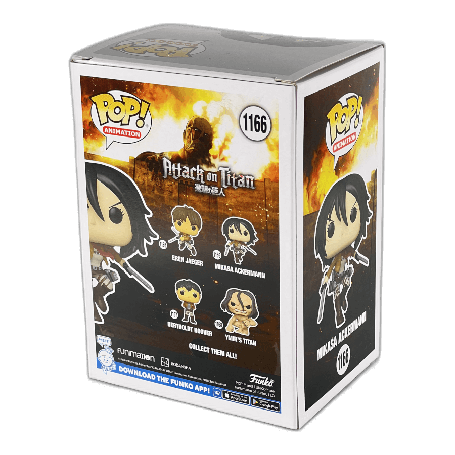 Mikasa Ackerman 1166 - Attack on Titan - Funko Pop