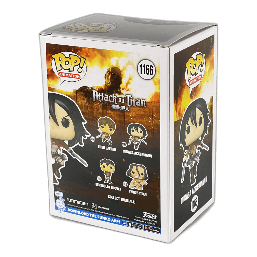 Mikasa Ackerman 1166 - Attack on Titan - Funko Pop
