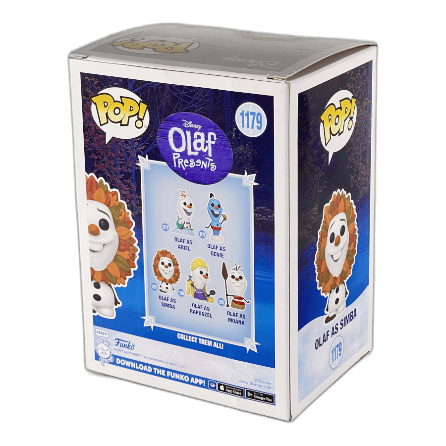 Olaf As Simba 1179 - Frozen - Funko Pop