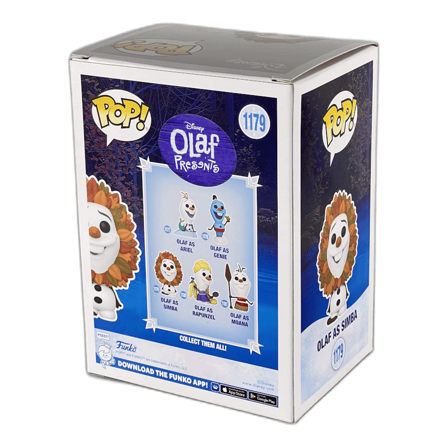 Olaf As Simba 1179 - Frozen - Funko Pop