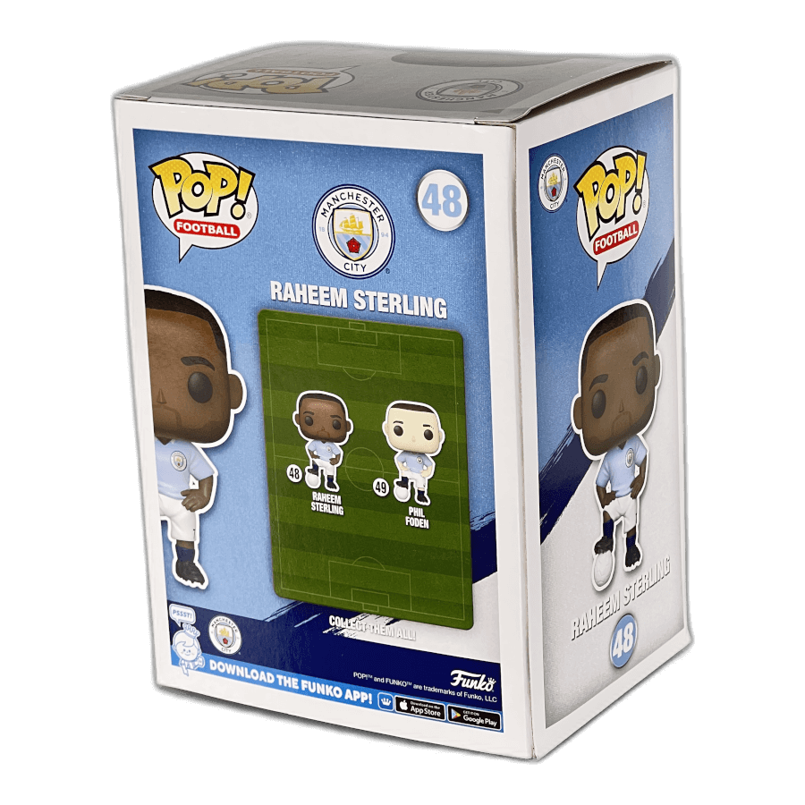 Raheem Sterling 48 - Manchester City Football - Funko Pop