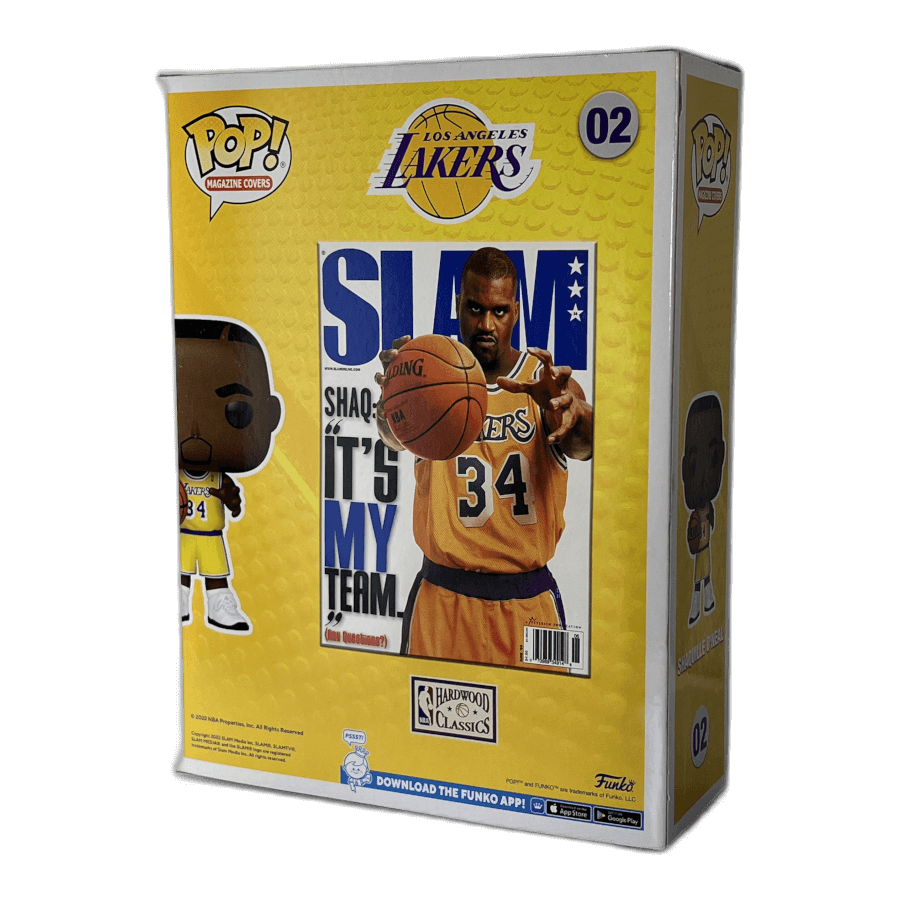 Shaquille O'Neal 02 - NBA Slam - Funko Pop w/ Magazine