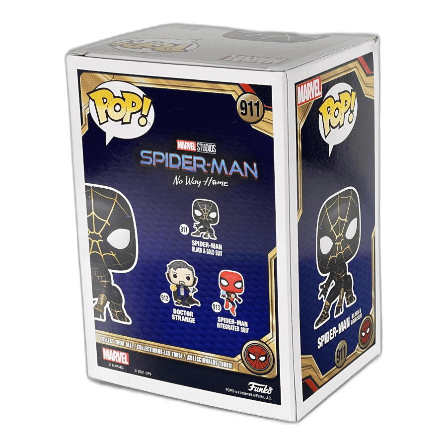 Spider-Man Black & Gold Suit 911 - Spiderman - Funko Pop