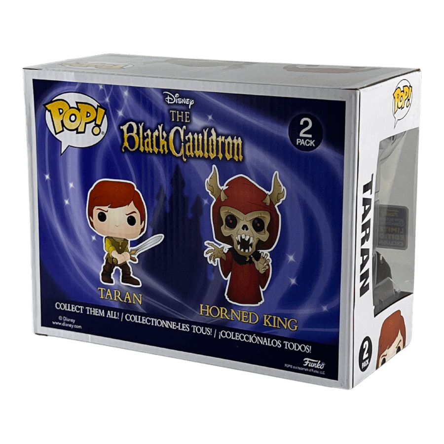 Taran & Horned King 2 Pack - 2019 Summer Convention - The Black Cauldron Disney - Funko Pop
