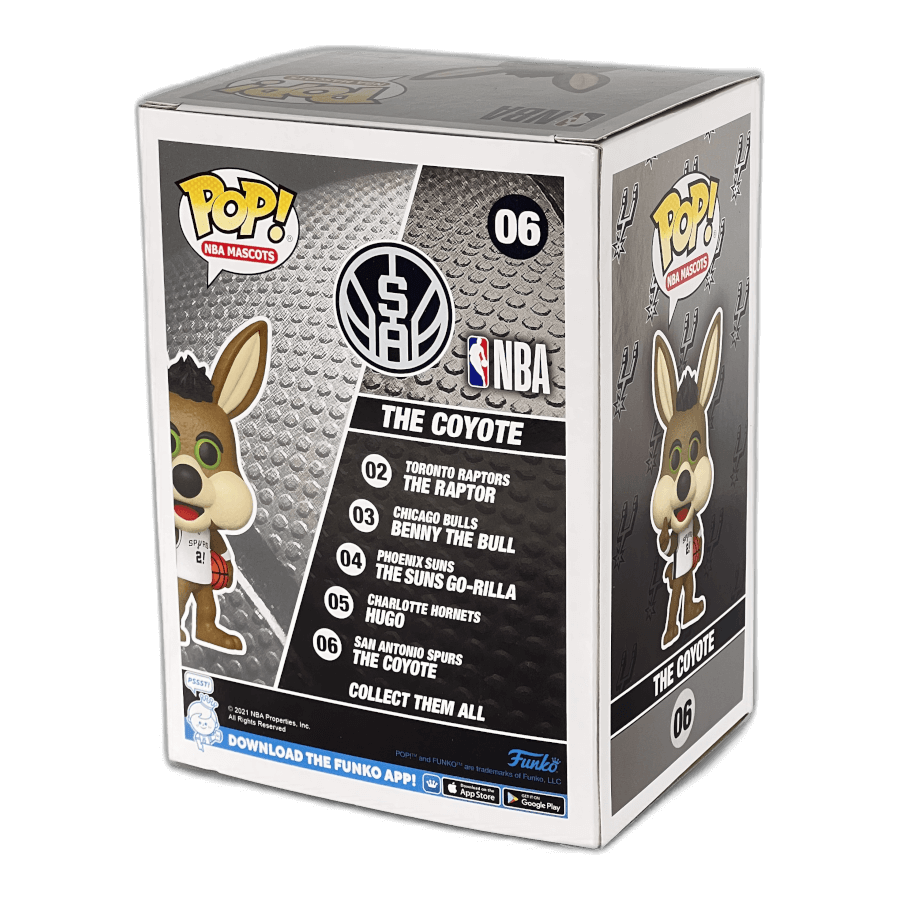 The Coyote 06 - San Antonio Spurs Mascot NBA - Funko Pop