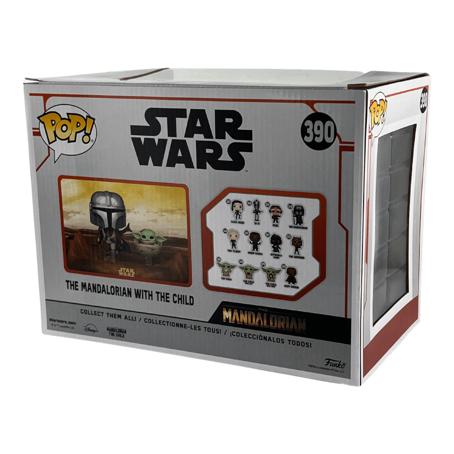 The Mandalorian with The Child 390 - Funko Pop Moments