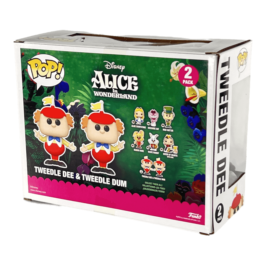 Tweedle Dee & Tweedle Dum - 2 pack - Alice in Wonderland - Funko Pop
