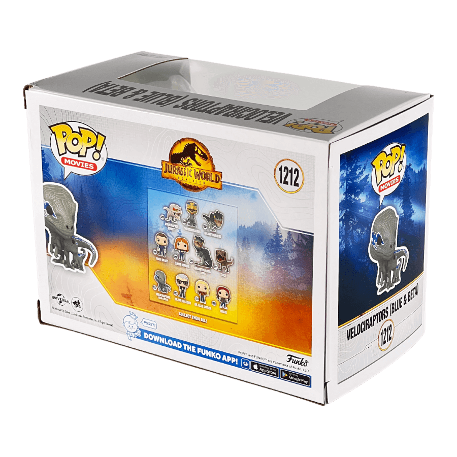 Velociraptors (Blue & Beta) 1212 - Jurrasic World - Funko Pop