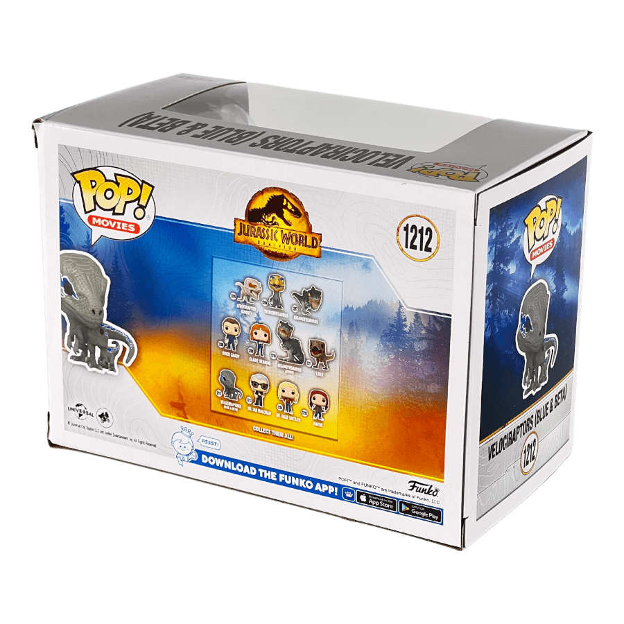 Velociraptors (Blue & Beta) 1212 - Jurrasic World - Funko Pop