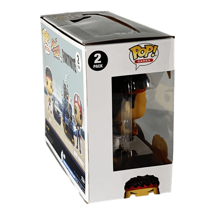Ryu & Brite Bomber - 2 Pack - Street Fighter Fortnite - Funko Pop