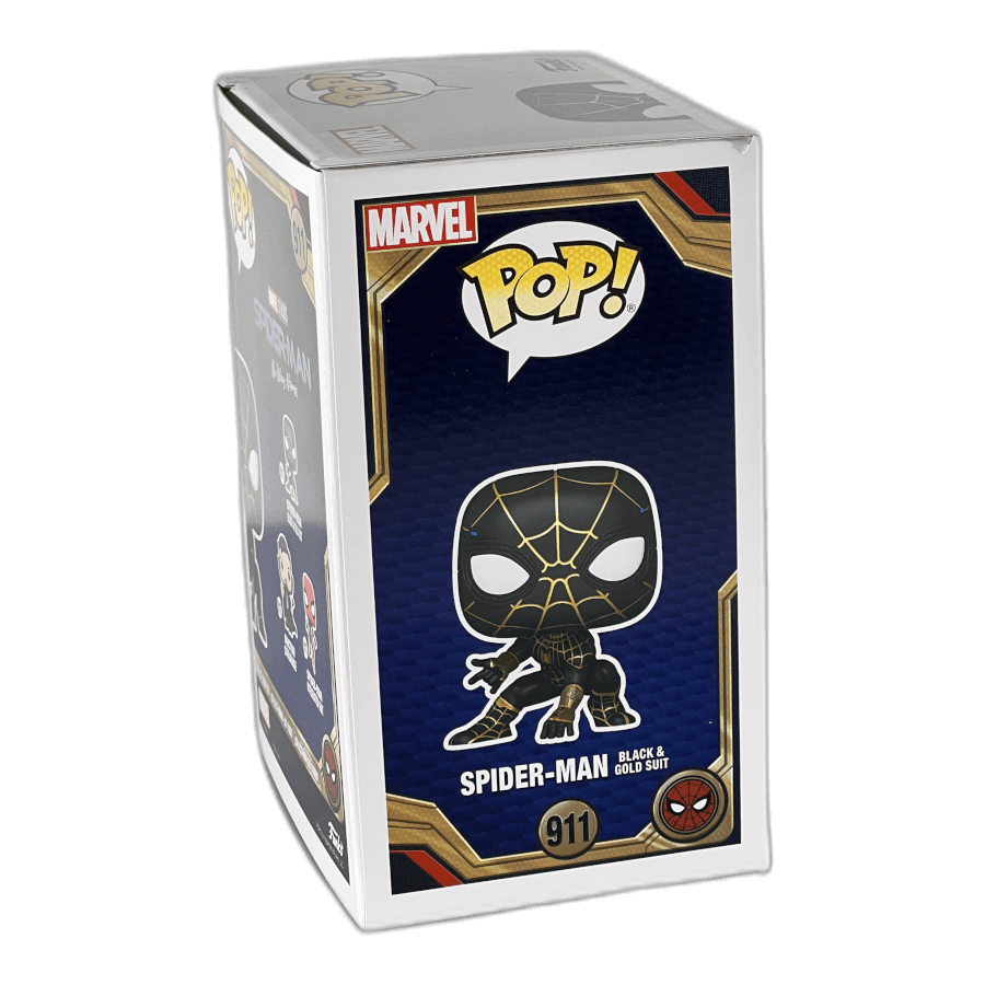 Spider-Man Black & Gold Suit 911 - Spiderman - Funko Pop