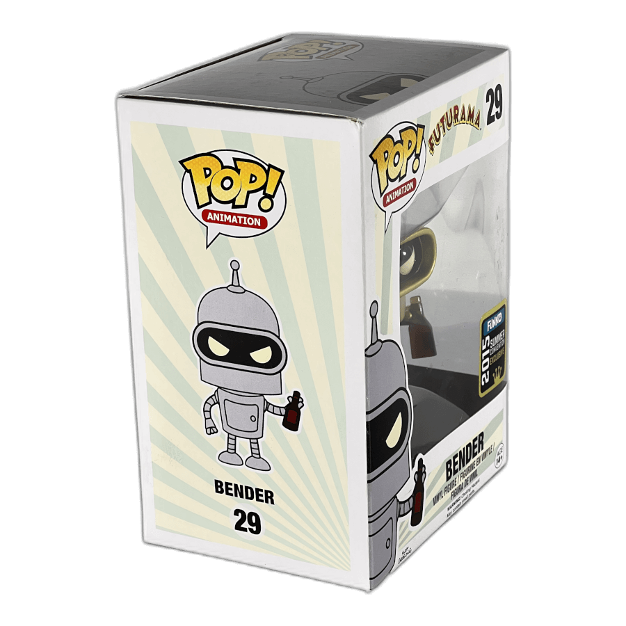 Bender (Gold) 29 - 2015 Summer Convention - Rare Funko Pop