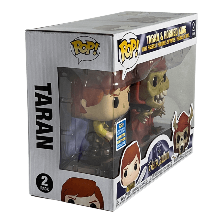 Taran & Horned King 2 Pack - 2019 Summer Convention - The Black Cauldron Disney - Funko Pop