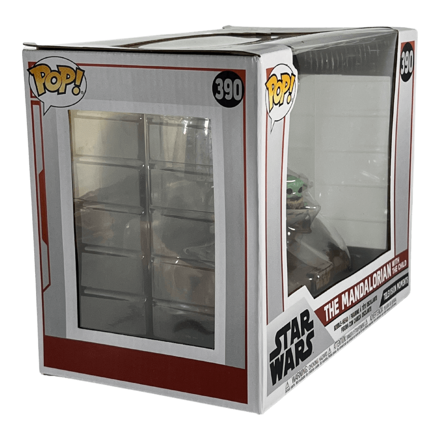 The Mandalorian with The Child 390 - Funko Pop Moments