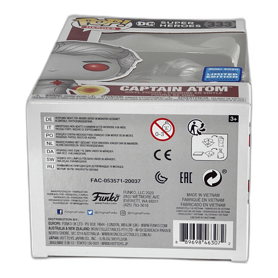 Captain Atom 333 - Super Heroes - Funko Pop