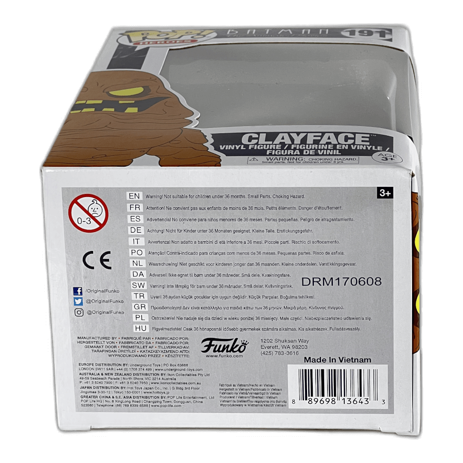 Clayface 191 - Batman The Animated Series - Funko Pop