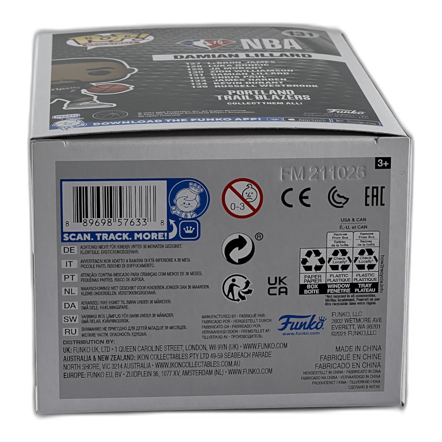 Damian Lillard 131 - Portland Trailblazers NBA - Funko Pop