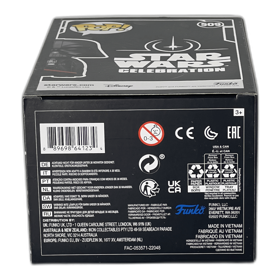 Darth Vader 509 - 2022 Galactic Convention - Star Wars - Funko Pop