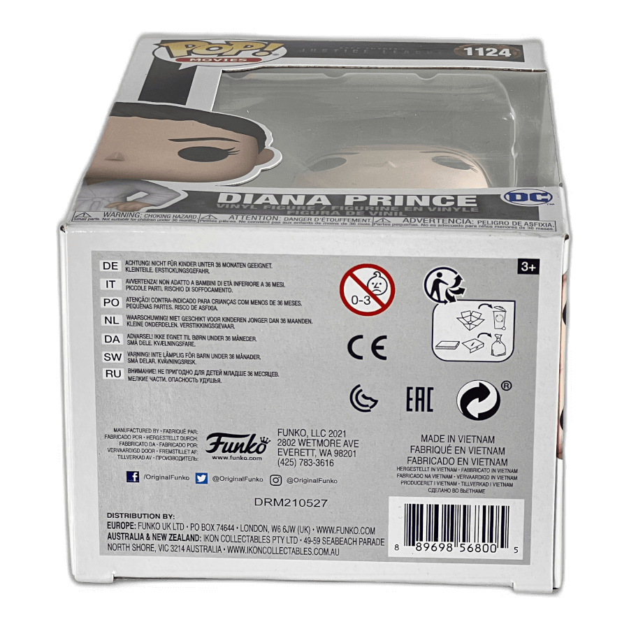 Diana Prince Wonder Woman 1124 - DC Justice League - Funko Pop