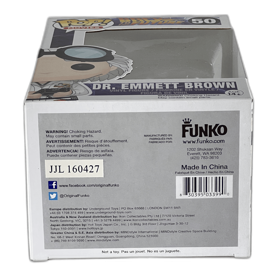 Dr. Emmett Brown 50 - Back to the Future - Funko Pop