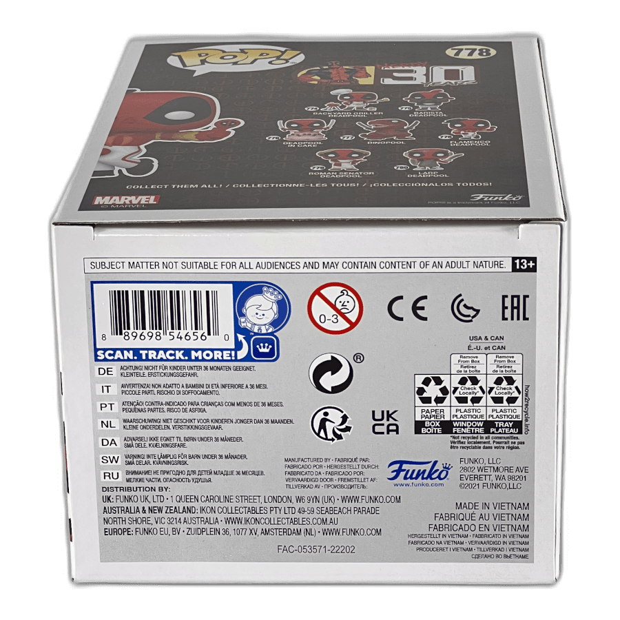 Flamenco Deadpool 778 - Marvel - Funko Pop
