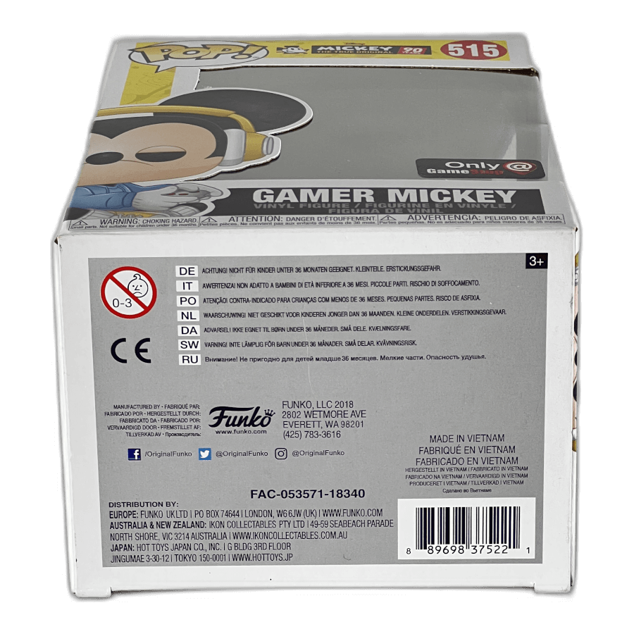 Gamer Mickey 515 - Mickey 90 years - Funko Pop