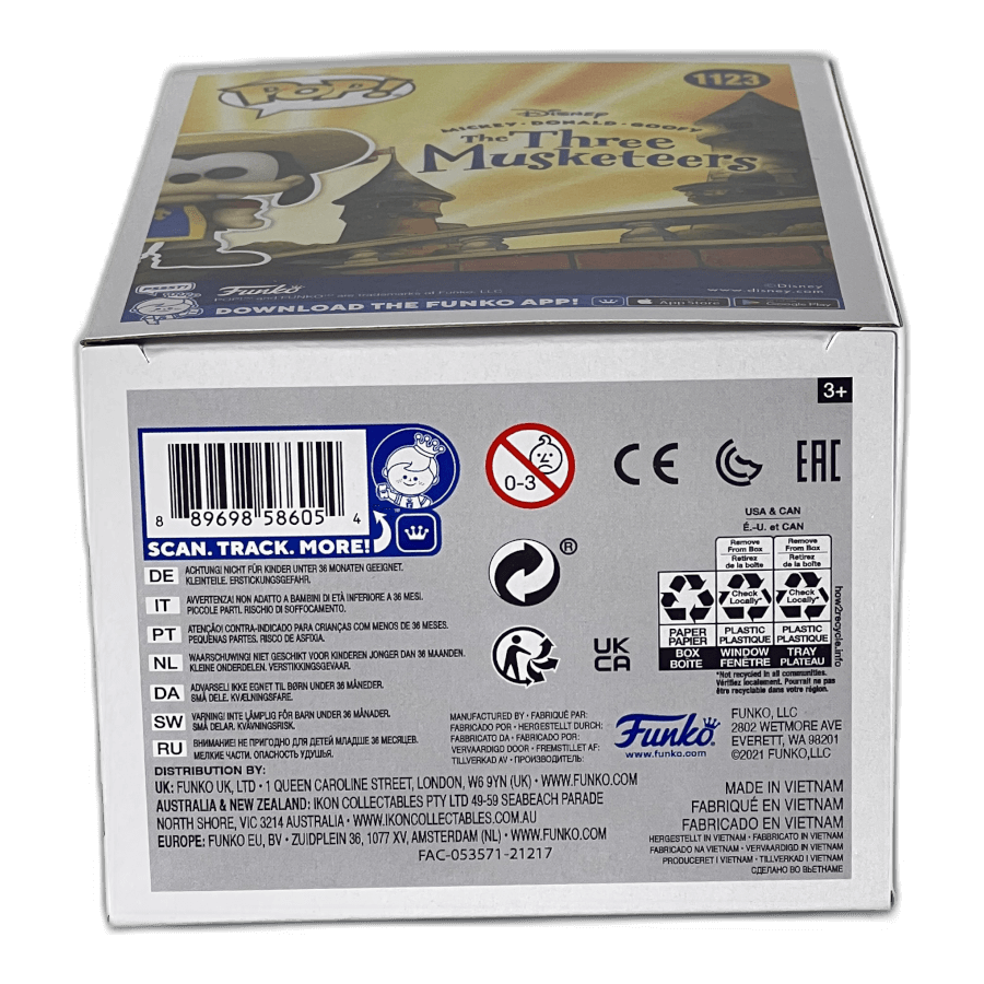 Goofy 1123 - 2021 Fall Convention - The Three Musketeers - Funko Pop