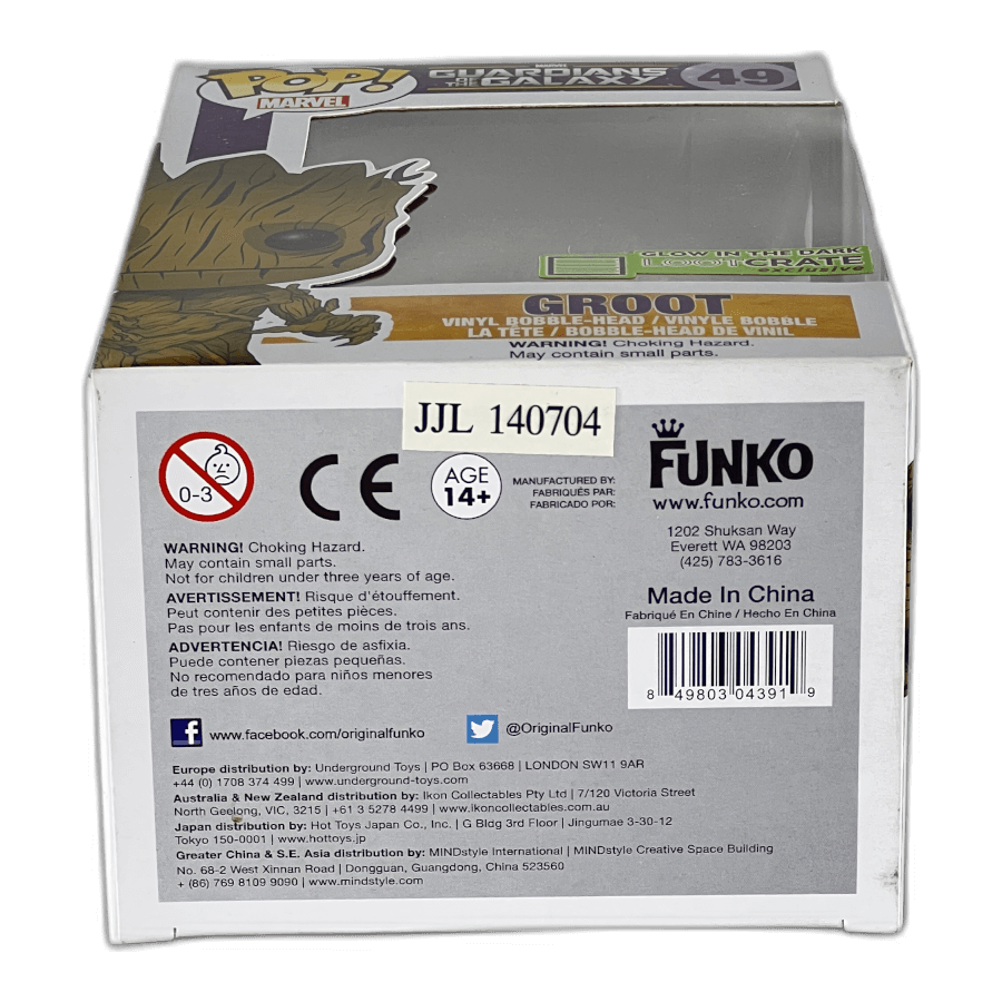 Groot 49 (Glows in the Dark) - Guardians of the Galaxy - Funko Pop