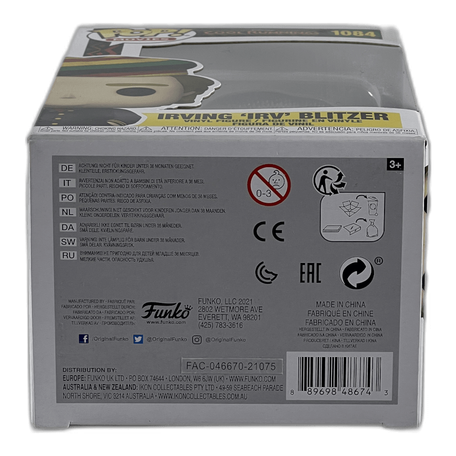 Irving Irv Blitzer 1084 - Cool Runnings - Funko Pop