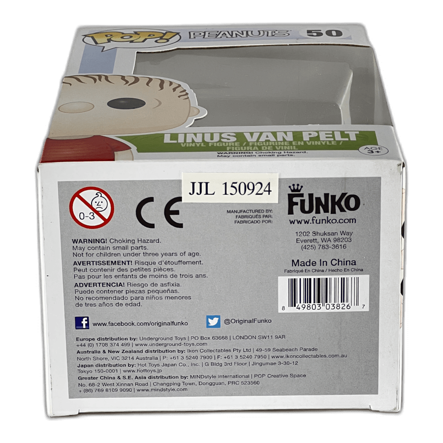 Linus Van Pelt 50 - Peanuts - Funko Pop