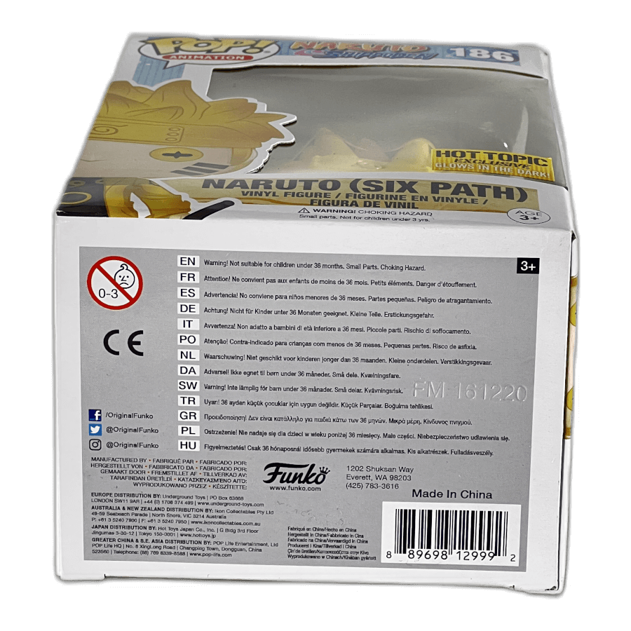 Naruto (Six Path) 186 (Glows in the Dark) - Funko Pop