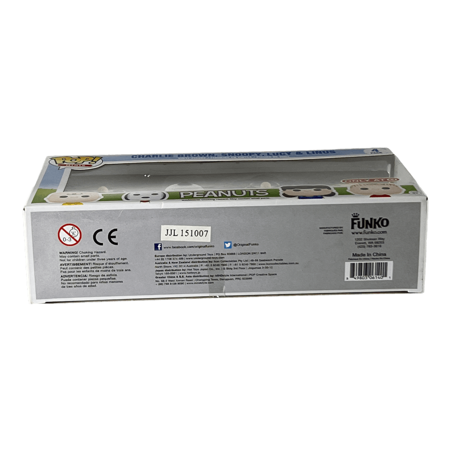 Peanuts - Mini 4 Pack - Charlie Brown - Snoopy - Lucy - Linus - Funko Pop