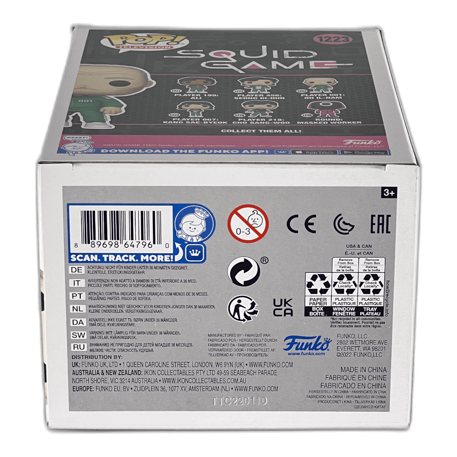 Player 001: Oh Il-Nam 1223 - Squid Game - Funko Pop