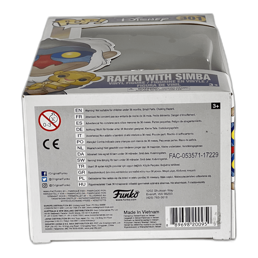 Rafiki With Simba 301 - Disney The Lion King - Funko Pop