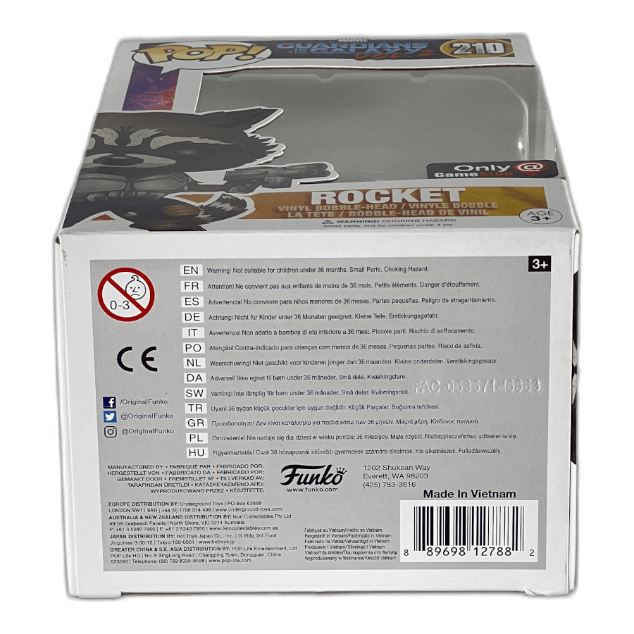 Rocket 210 - GUardians of the Galaxy - Funko Pop
