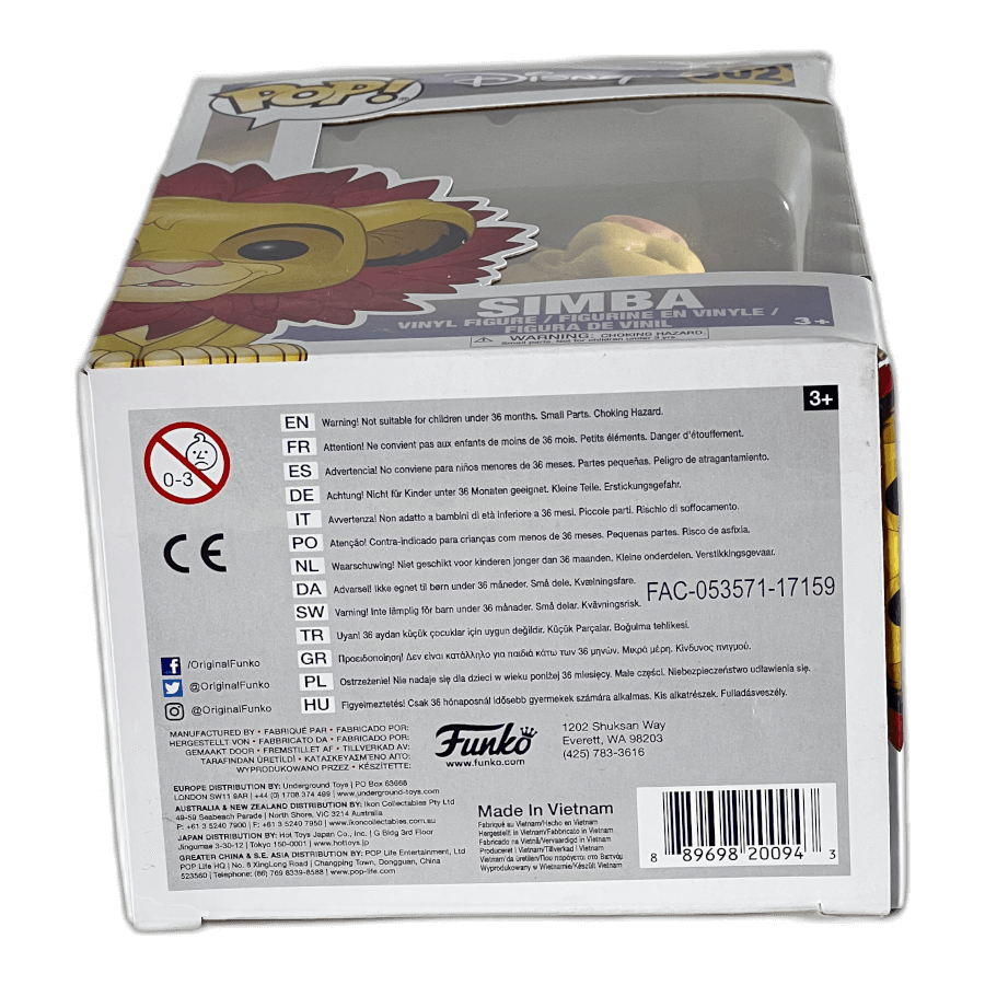 Simba 302 - Disney Lion King - Funko Pop