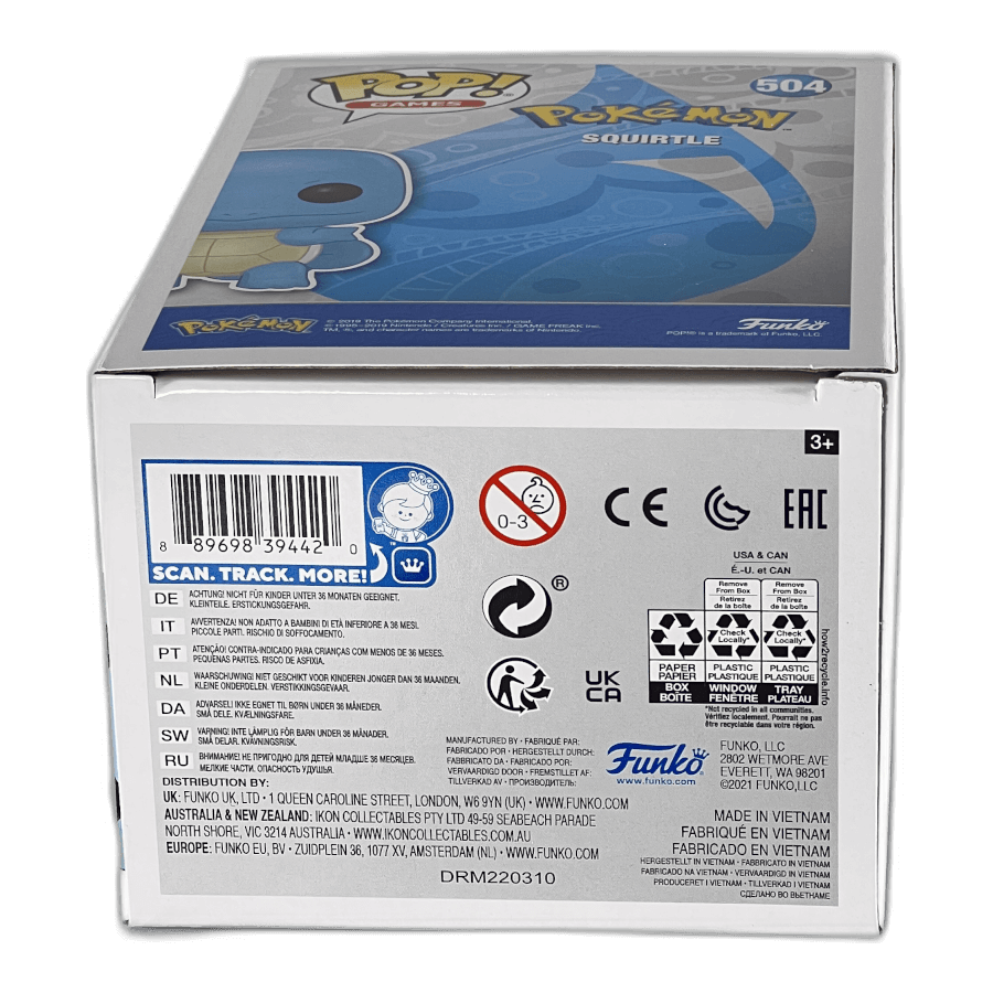 Squirtle 504 - Pokemon - Funko Pop