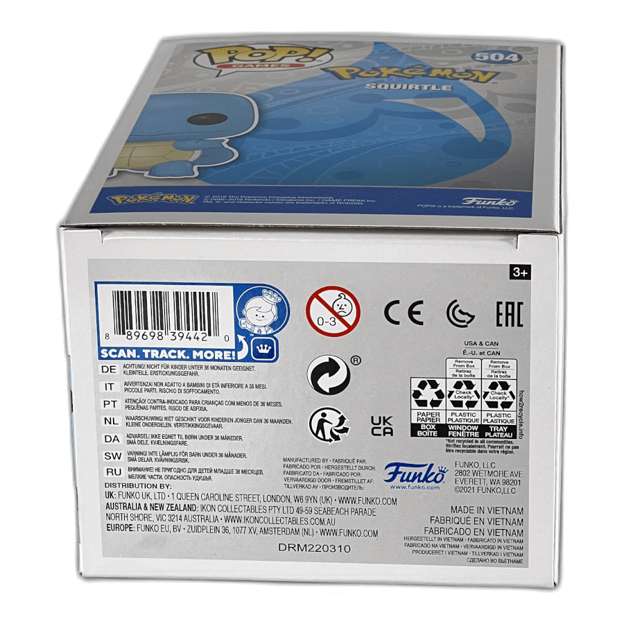 Squirtle 504 - Pokemon - Funko Pop