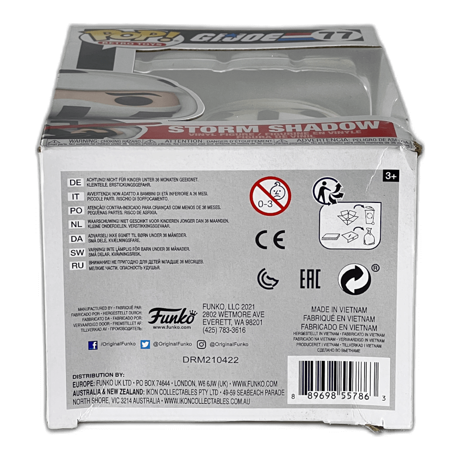 Storm Shadow 77 - Gi Joe - Funko Pop
