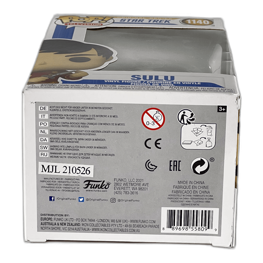 Sulu 1140 - Star Trek - Funko Pop