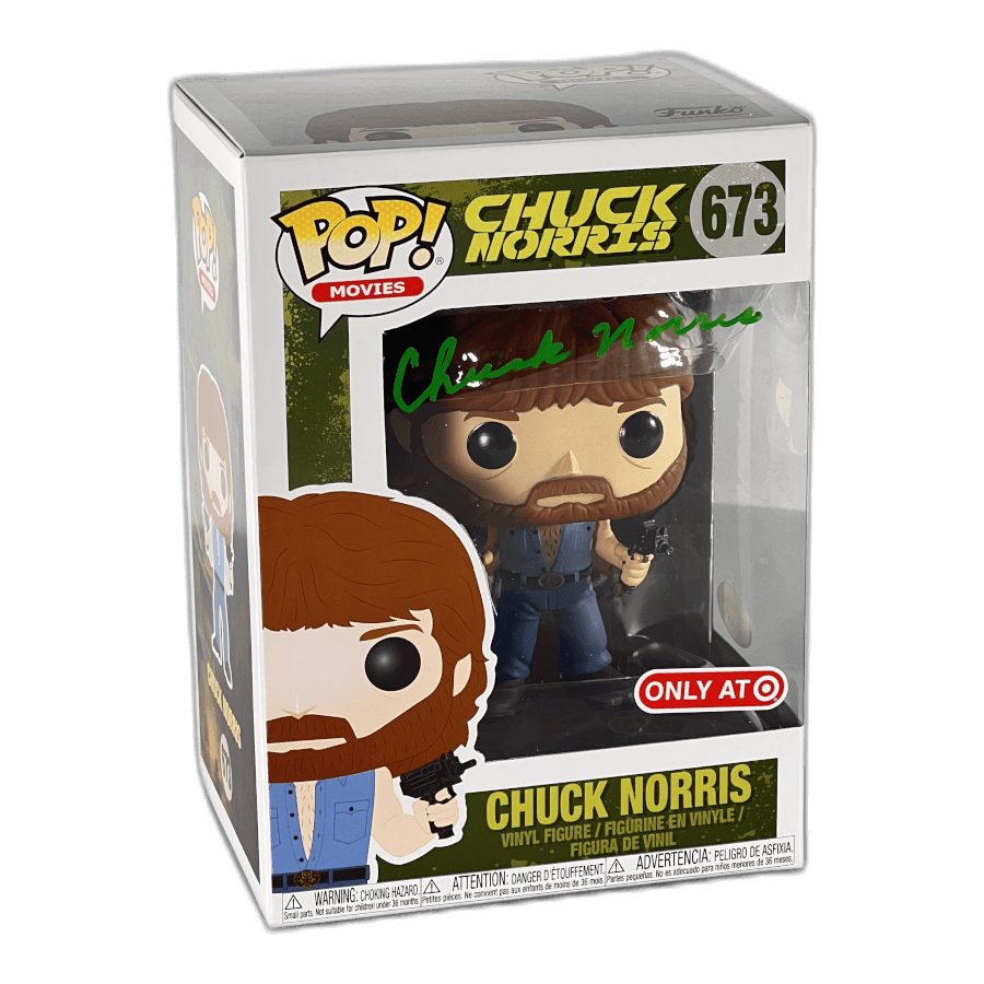 Chuck Norris 673 - Signed Grail w/ Certificate- Funko Pop