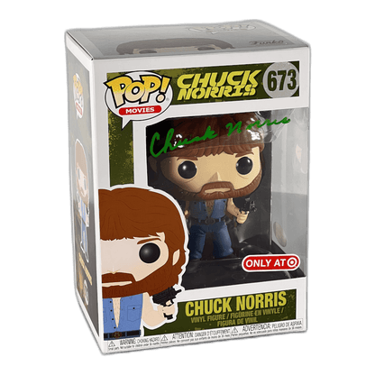 Chuck Norris 673 - Signed Grail w/ Certificate- Funko Pop