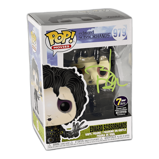 Edward Scissorhands 979 - Signed by Johnny Depp - Certified - Grail Funko Pop